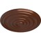 Ekena Millwork Carton Ceiling Medallion (For Canopies up to 3 3/4"), Hand-Painted Copper Penny, 17 3/4"OD x 1 3/8"P CM18CACPS - alternate 3